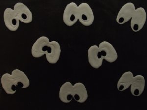 Halloween szellemszemek