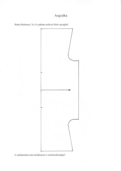 Karácsonyi varrott angyalka