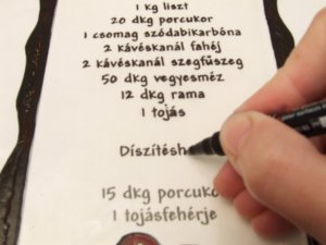 mézeskalács üvegmatricából