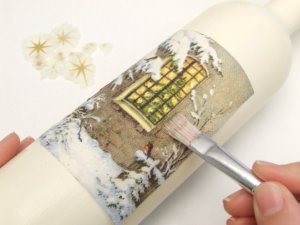 Karácsonyi díszüveg