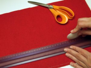 Filc karácsonyfadísz