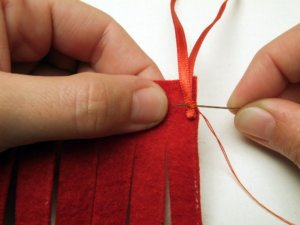 Filc karácsonyfadísz