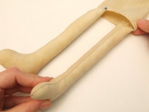 Karácsonyi varrott angyalka