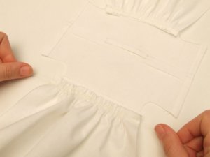 Karácsonyi varrott angyalka