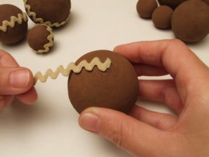 Mézeskalácsfej papírmaséból