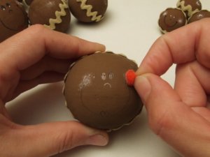 Mézeskalácsfej papírmaséból