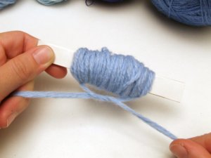 Adventi pompon koszorú