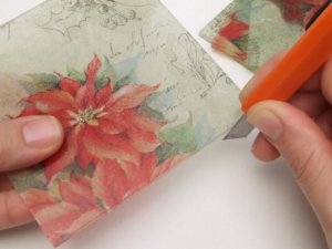 Karácsonyi poháralátét