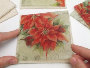 Karácsonyi poháralátét