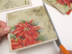 Karácsonyi poháralátét