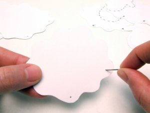 Húsvéti csipesz bárányka