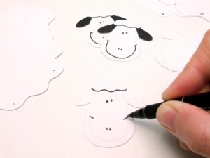 Húsvéti csipesz bárányka