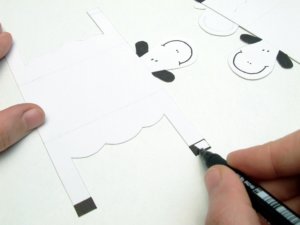 Húsvéti papírbárány