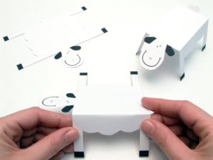 Húsvéti papírbárány