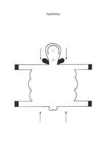 Húsvéti papírbárány sablon